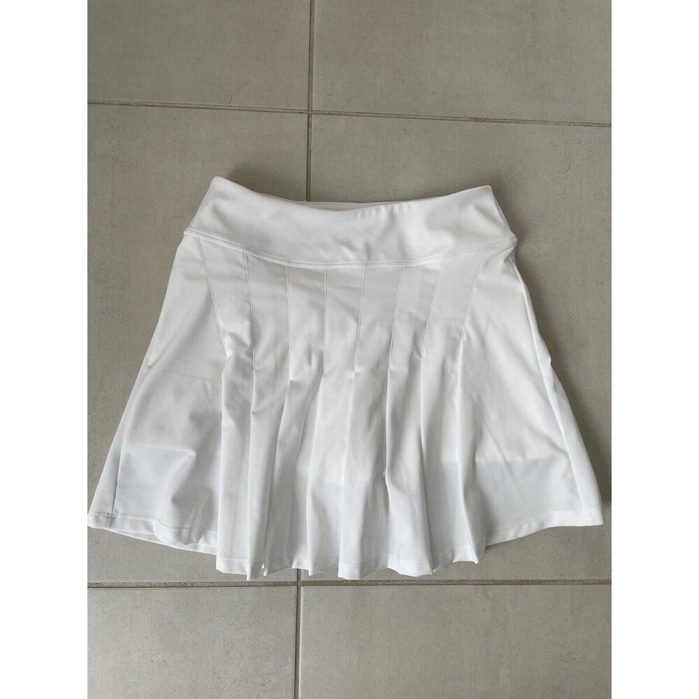 Kenny Flowers White Pleated Tennis Skirt